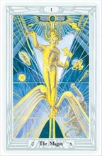 Load image into Gallery viewer, Pocket Size Crowley Thoth Tarot Deck by Aleister Crowley &amp; Lady Frieda Harris

