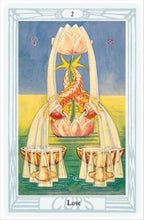 Load image into Gallery viewer, Pocket Size Crowley Thoth Tarot Deck by Aleister Crowley &amp; Lady Frieda Harris
