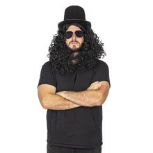 Load image into Gallery viewer, Slash Inspired Rock Star Costume Accessories Pack: Hat, Wig, Sunglasses
